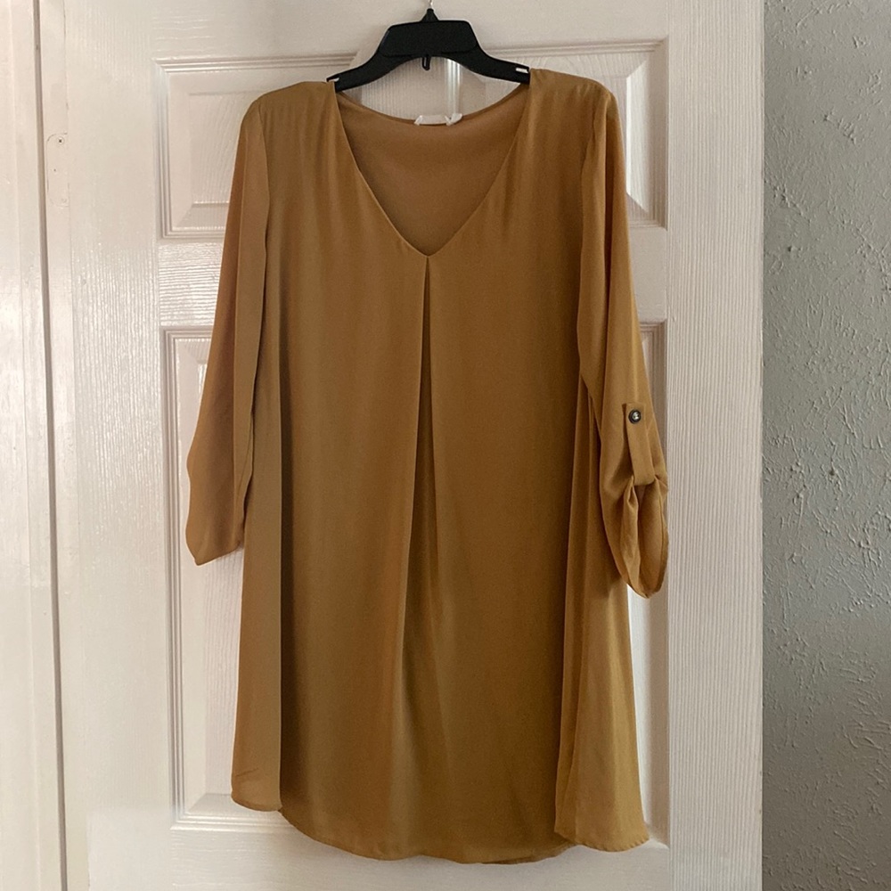 Mustard Lush Tunic Dress